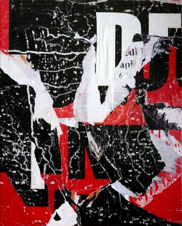Print of Abstract Expressionism Abstract Collage by Christian Gastaldi