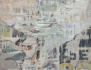 Original Abstract Expressionism Abstract Collage by Christian Gastaldi