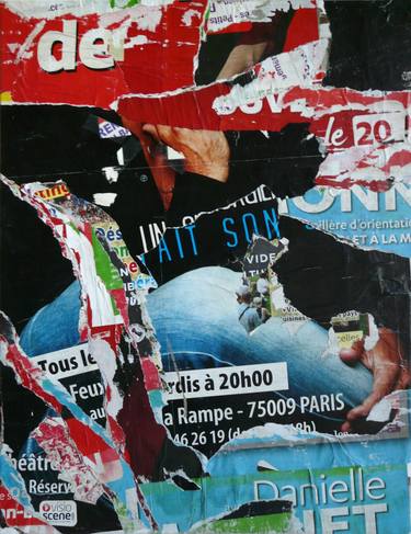 Original Abstract Collage by Christian Gastaldi