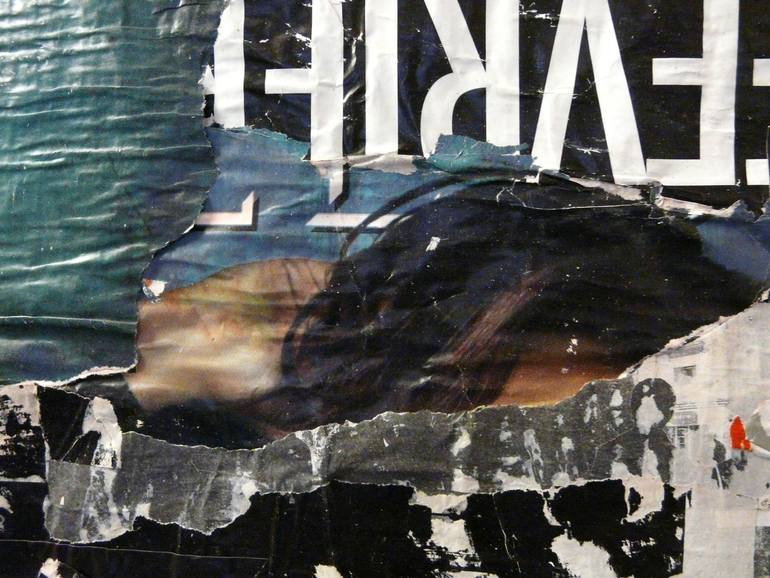 Original Abstract Expressionism Abstract Collage by Christian Gastaldi