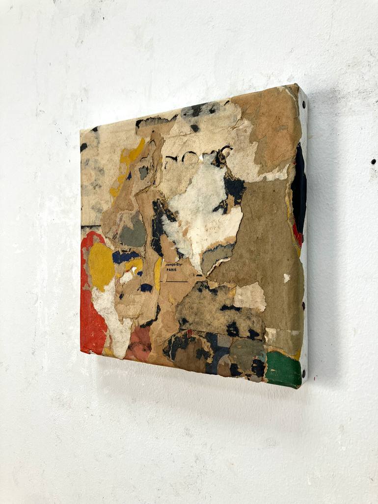 Original Abstract Expressionism Abstract Collage by Christian Gastaldi