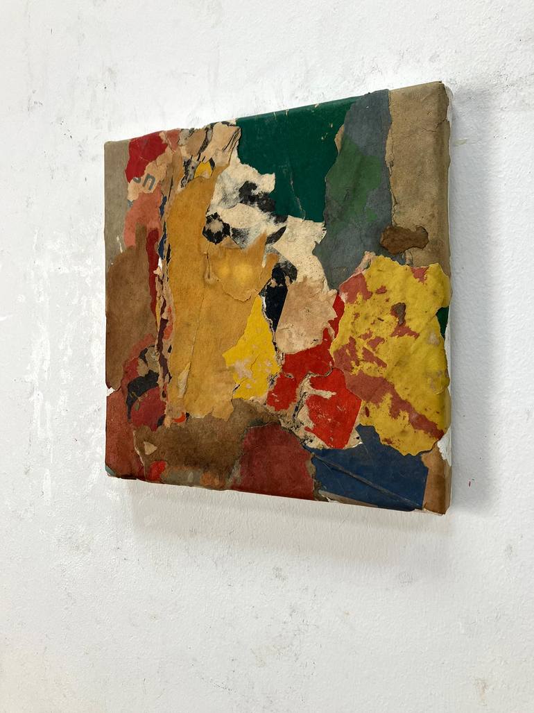 Original Abstract Expressionism Abstract Collage by Christian Gastaldi