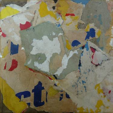 Original Abstract Expressionism Abstract Collage by Christian Gastaldi