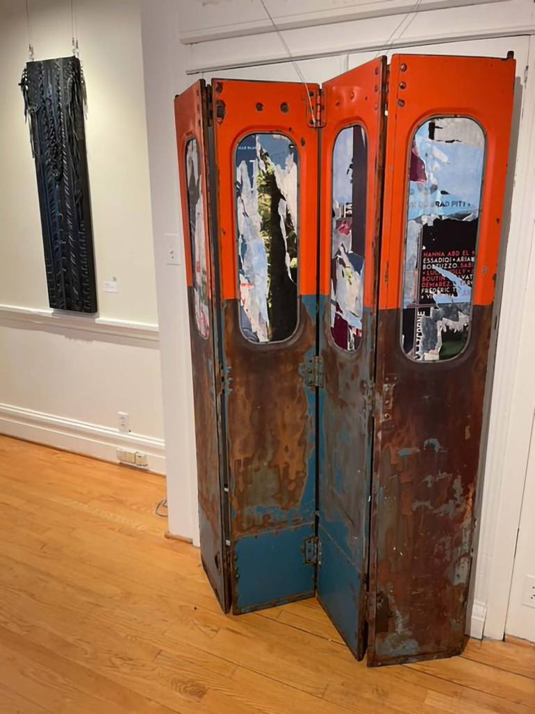 Original Abstract Expressionism Abstract Collage by Christian Gastaldi