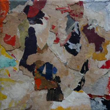 Original Abstract Expressionism Abstract Collage by Christian Gastaldi