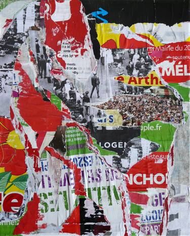 Print of Abstract Collage by Christian Gastaldi