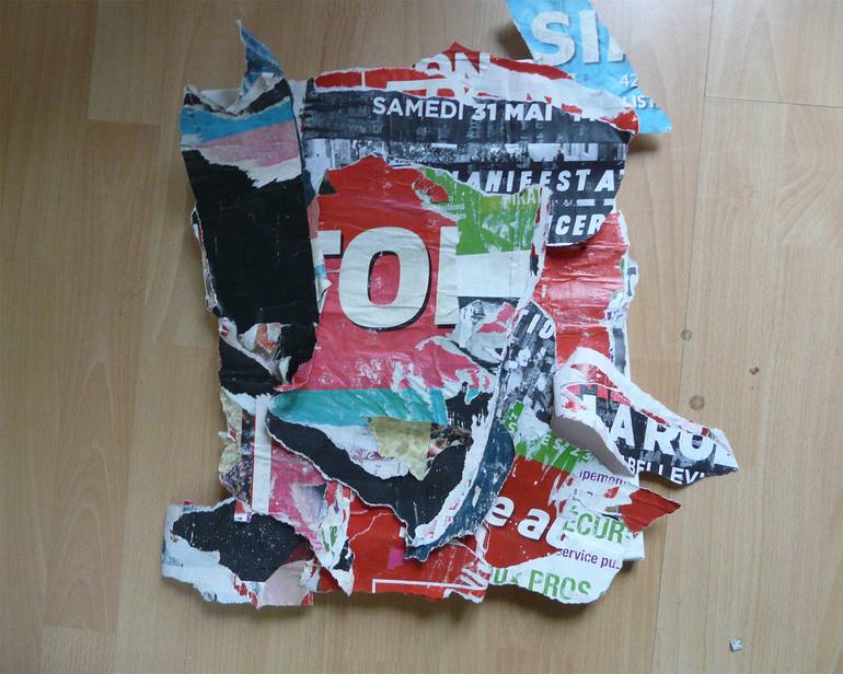 Original Abstract Collage by Christian Gastaldi