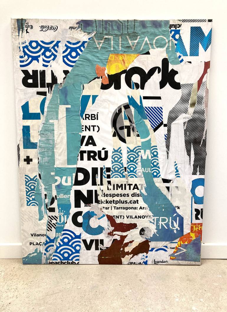 Original Abstract Collage by Christian Gastaldi