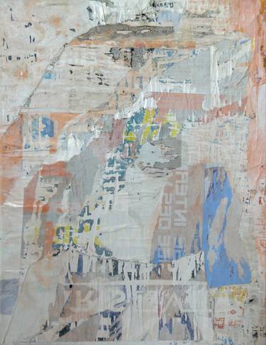 Original Abstract Expressionism Abstract Collage by Christian Gastaldi