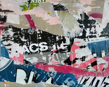 Original Abstract Expressionism Abstract Collage by Christian Gastaldi