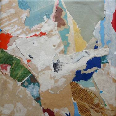 Original Abstract Expressionism Abstract Collage by Christian Gastaldi