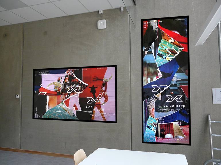 Original Abstract Expressionism Abstract Collage by Christian Gastaldi