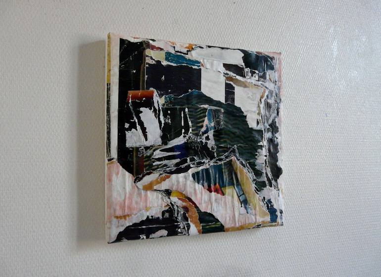 Original Abstract Expressionism Abstract Collage by Christian Gastaldi