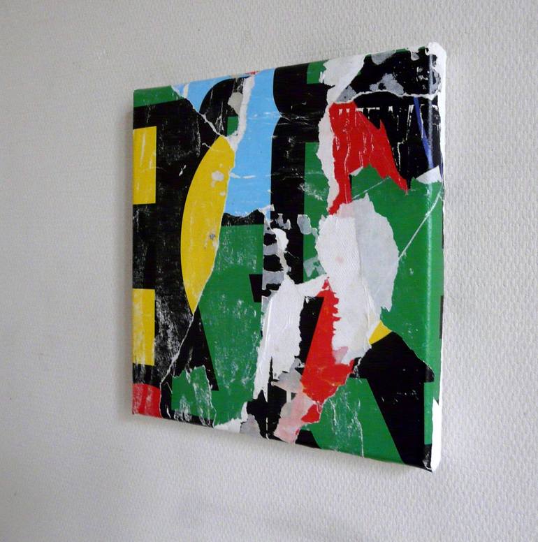 Original Minimalism Abstract Collage by Christian Gastaldi