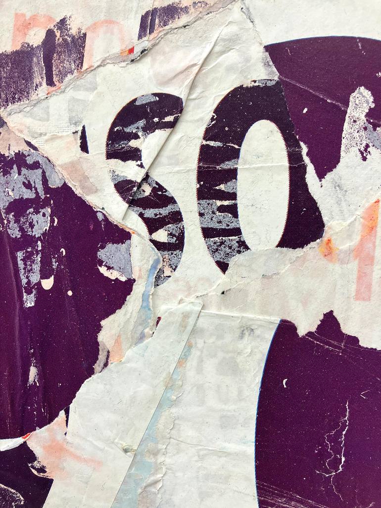 Original Abstract Expressionism Abstract Collage by Christian Gastaldi