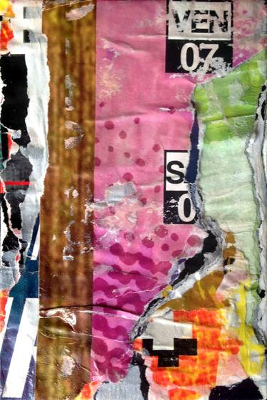 Original Abstract Collage by Christian Gastaldi