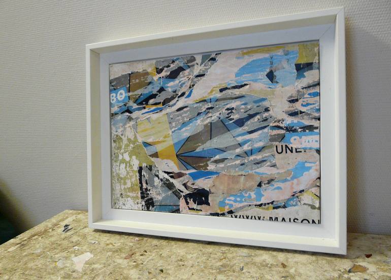Original Minimalism Abstract Collage by Christian Gastaldi