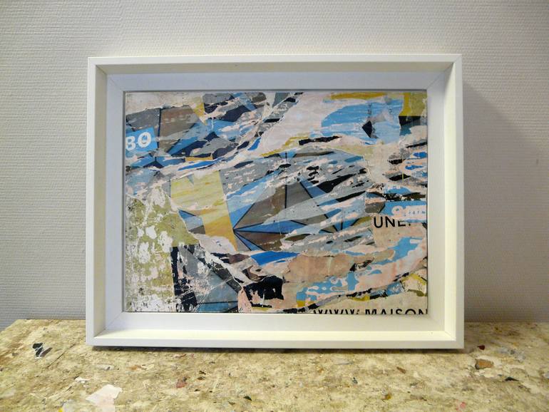 Original Minimalism Abstract Collage by Christian Gastaldi