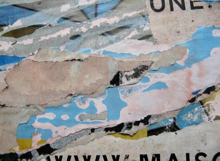 Original Minimalism Abstract Collage by Christian Gastaldi
