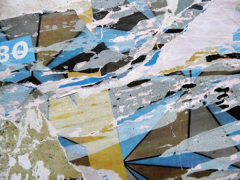 Original Minimalism Abstract Collage by Christian Gastaldi