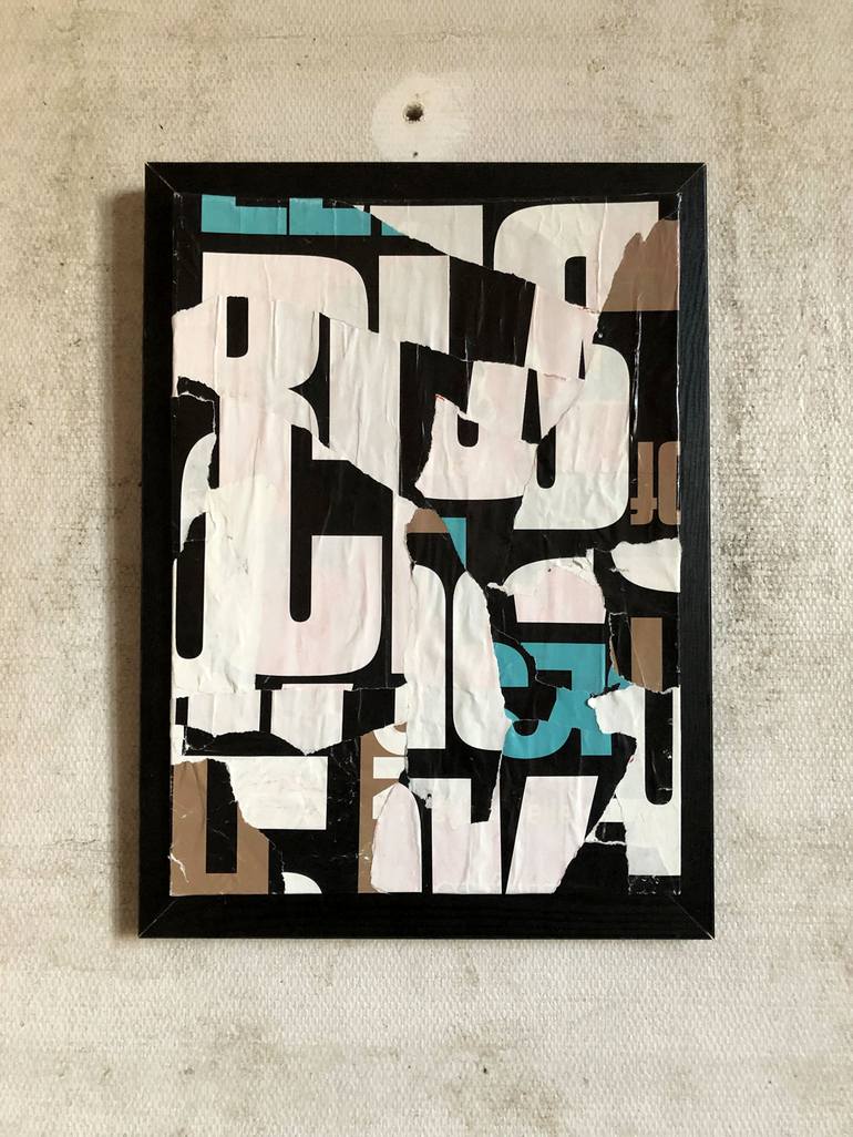 Original Abstract Collage by Christian Gastaldi