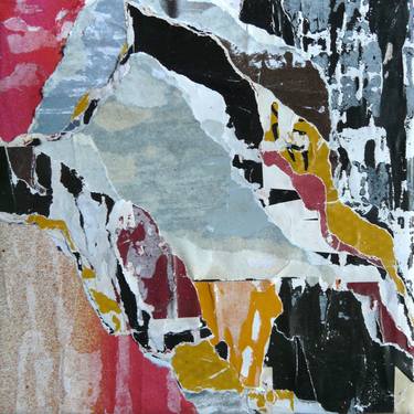 Original Abstract Expressionism Abstract Collage by Christian Gastaldi