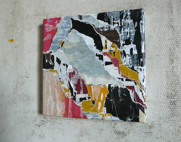 Original Abstract Expressionism Abstract Collage by Christian Gastaldi