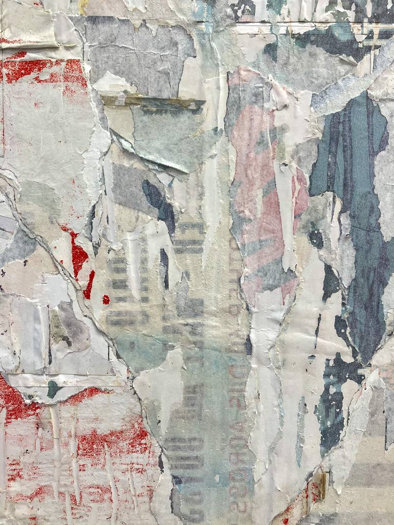 Original Minimalism Abstract Collage by Christian Gastaldi