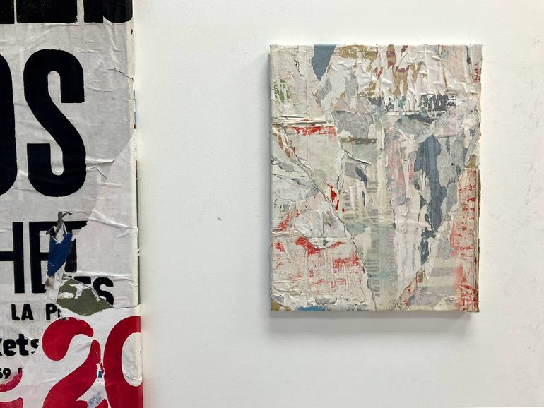 Original Minimalism Abstract Collage by Christian Gastaldi