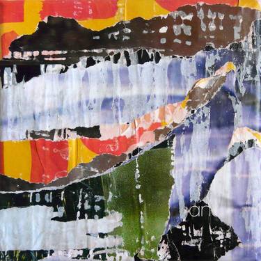 Original Impressionism Abstract Collage by Christian Gastaldi