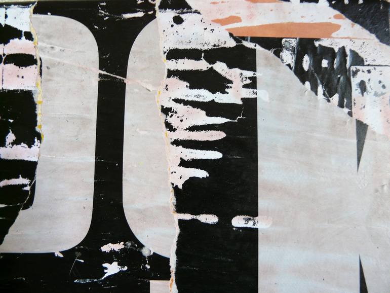 Original Abstract Expressionism Abstract Collage by Christian Gastaldi