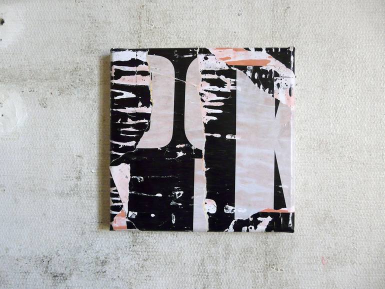 Original Abstract Expressionism Abstract Collage by Christian Gastaldi