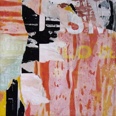 Original Minimalism Abstract Collage by Christian Gastaldi