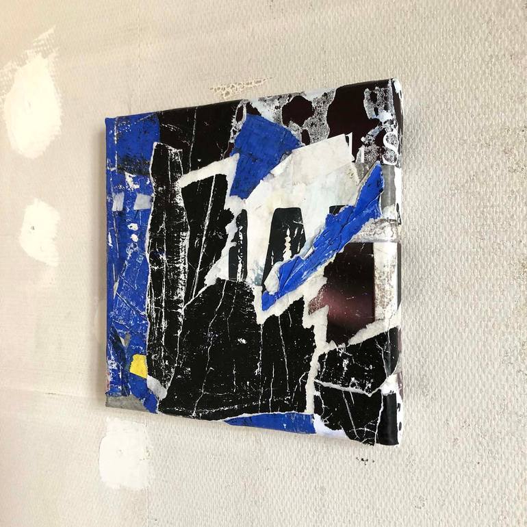 Original Abstract Expressionism Abstract Collage by Christian Gastaldi
