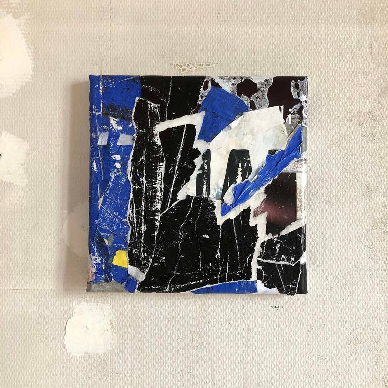 Original Abstract Expressionism Abstract Collage by Christian Gastaldi