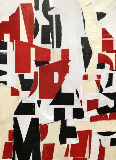 Print of Abstract Collage by Christian Gastaldi