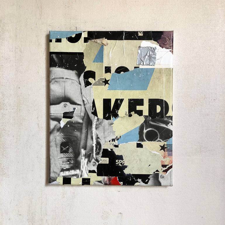 Original Street Art Abstract Collage by Christian Gastaldi