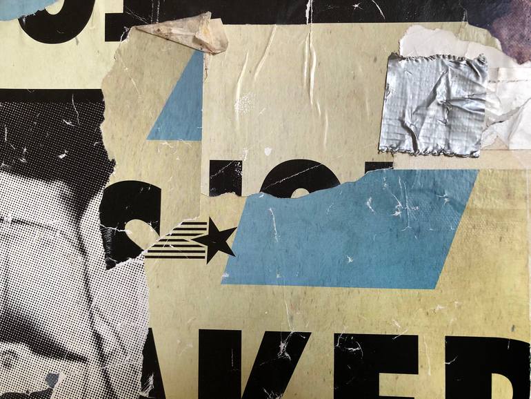 Original Street Art Abstract Collage by Christian Gastaldi