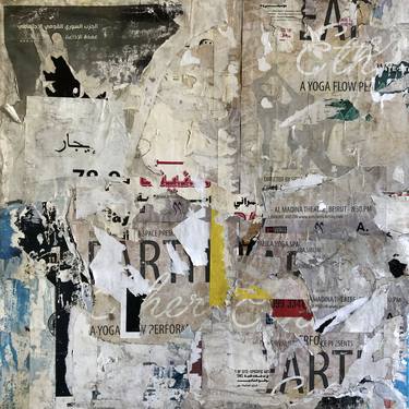 Original Abstract Expressionism Abstract Collage by Christian Gastaldi