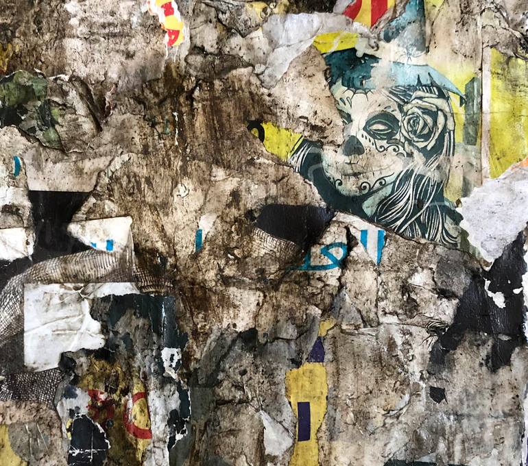Original Minimalism Abstract Collage by Christian Gastaldi