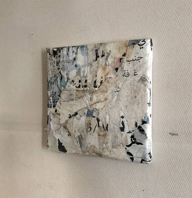 Original Abstract Expressionism Abstract Collage by Christian Gastaldi