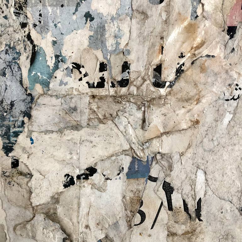 Original Abstract Expressionism Abstract Collage by Christian Gastaldi
