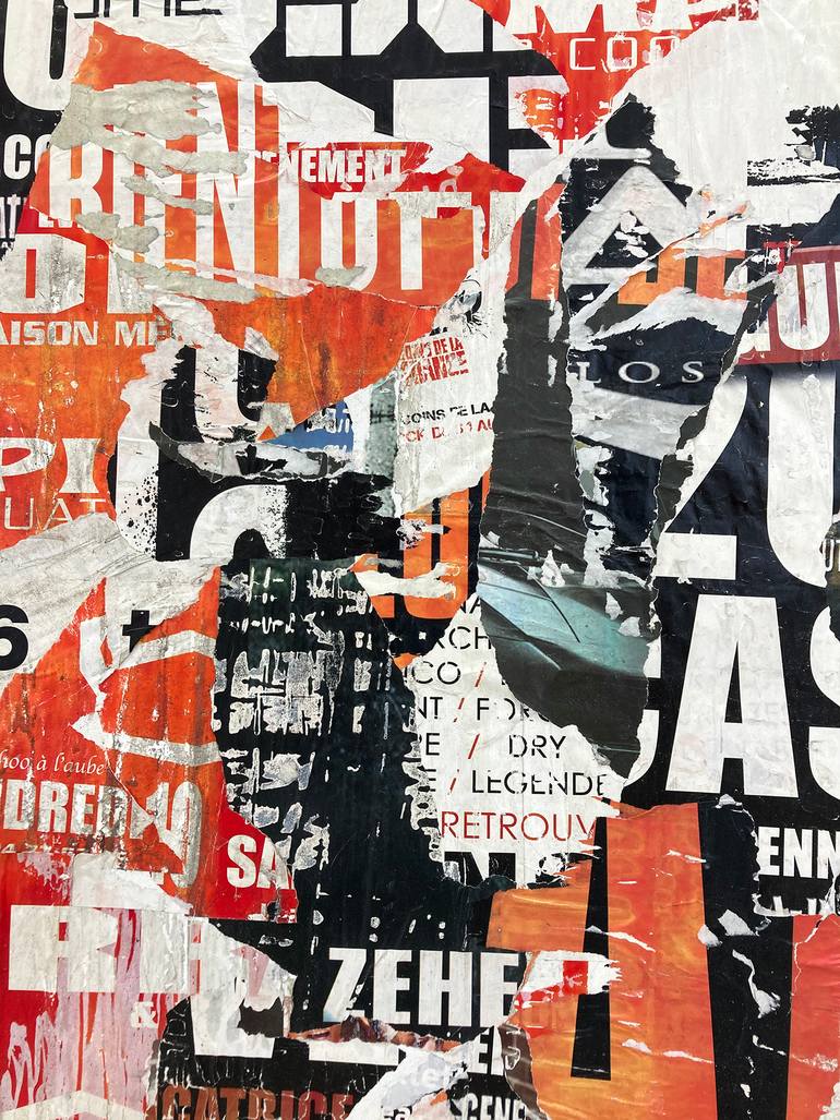 Original Modernism Abstract Collage by Christian Gastaldi