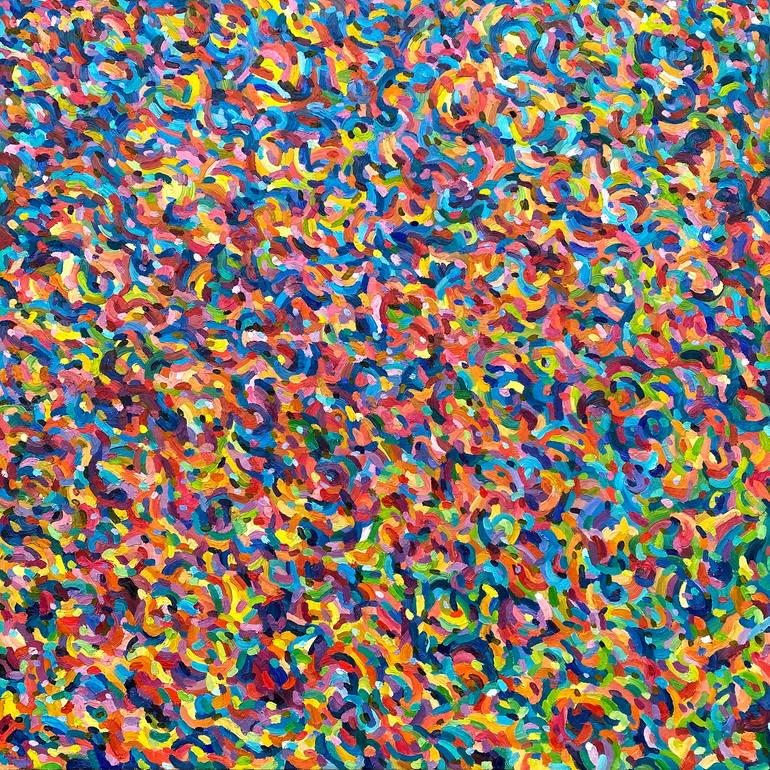 Original Time Painting by Duncan Whiteman  Abstract Expressionism Art on Canvas  Experience of Time 2023
