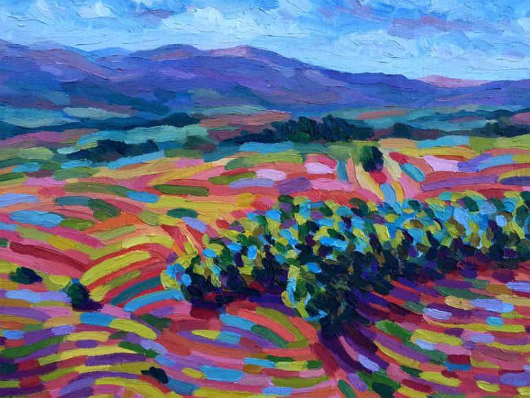 Original Modernism Landscape Painting by Duncan Whiteman