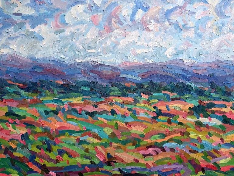 Original post impressionist Landscape Painting by Duncan Whiteman