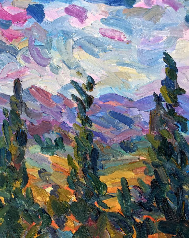 Original Expressionist Landscape Painting by Duncan Whiteman