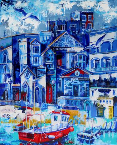 Original Expressionism Architecture Paintings by Lana Arkhi