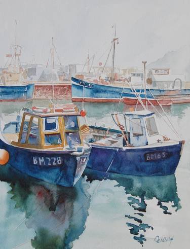 Original Boat Paintings by David Wilcox