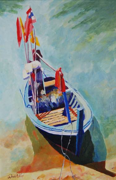 Original Boat Paintings by David Wilcox
